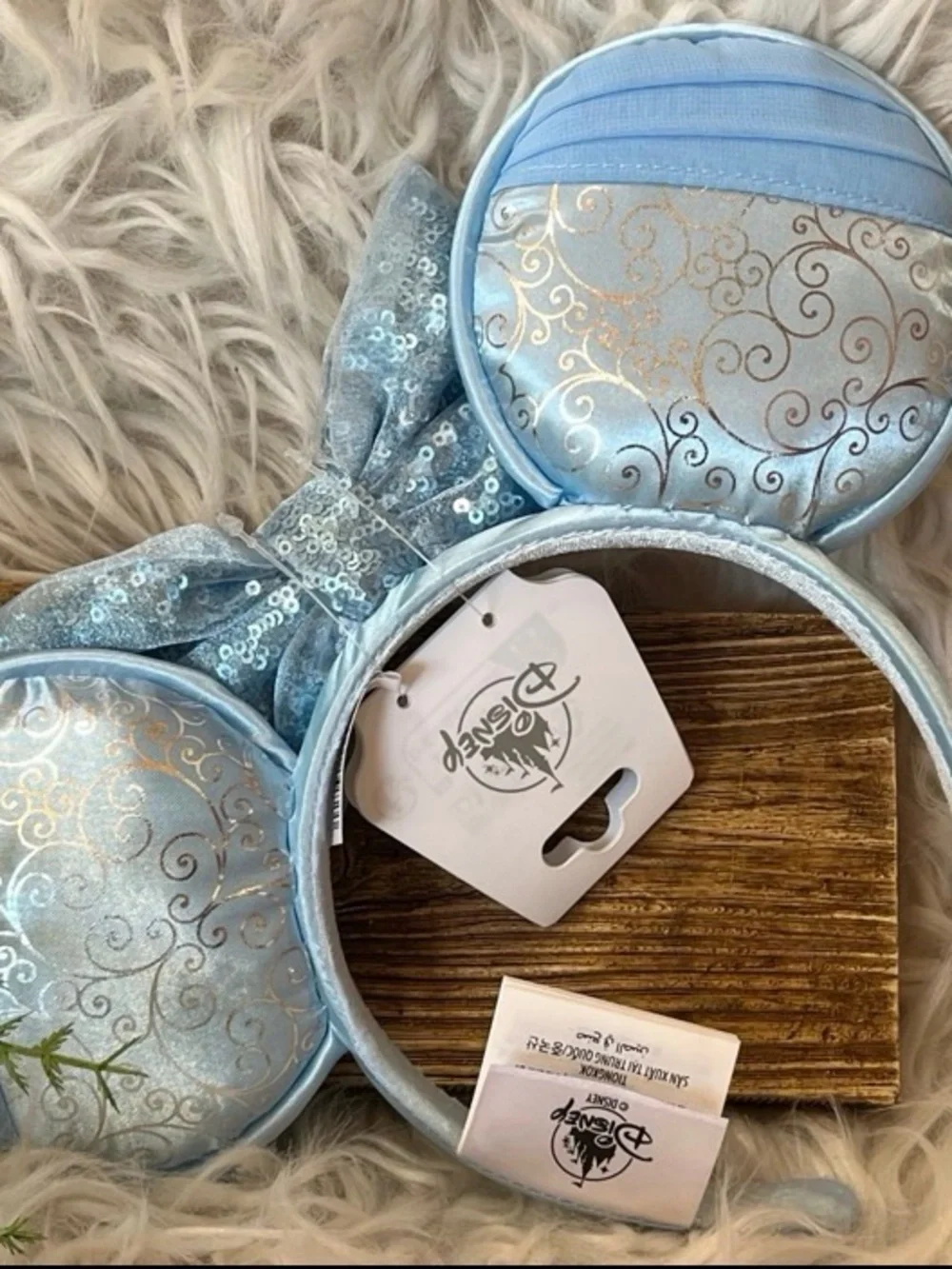 Disney Princess Cinderella Tangled Ear Headband for Adults New